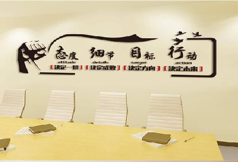 太湖企业文化墙主要展示什么？