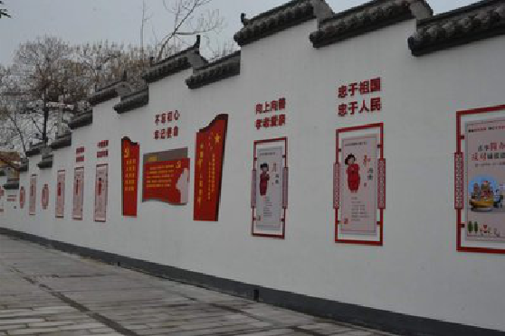 太湖墙体彩绘-乡村文化墙