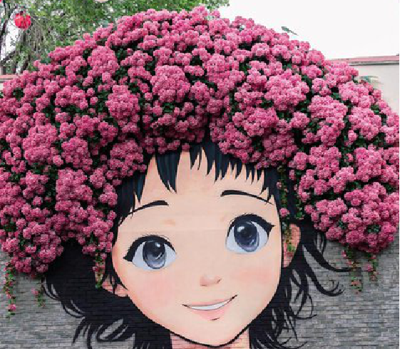 太湖墙体彩绘-网红墙打卡