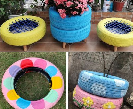 太湖墙体彩绘-变废为宝