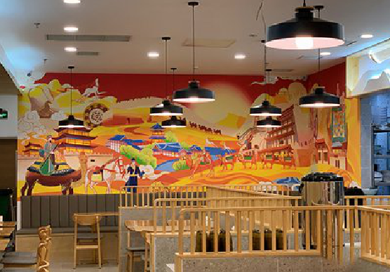 太湖商业空间彩绘介绍。