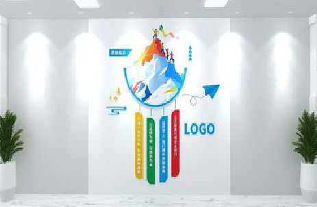 太湖公司企业形象墙的工艺材料有哪些？